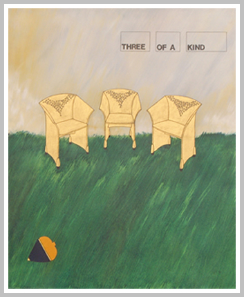 three of a kind: onbegrijpelijk dilemma, by Bianca Blanker, 1995